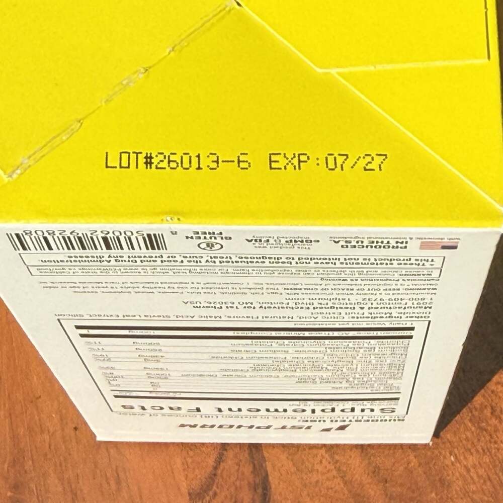 1st Phorm - 20 Electrolyte Hydration Powder Sticks Drink Mix Packets Lemonade - Picture 6 of 7